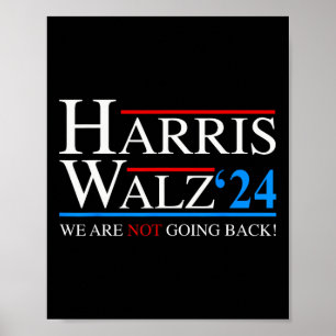 Waltz 2024 Vizepräsident Kamala Harris Tim Wallizh Poster