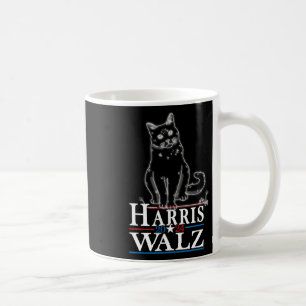 Waltz 2024 Wahl Funny Cat Kamala Harris Tim WA Kaffeetasse