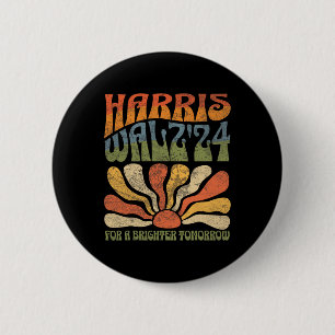 Waltz 2024 Wahl Kamala Harris Tim Waltz 2024 2 Button