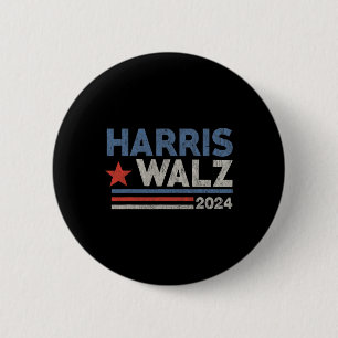 Waltz 2024 Wahl Kamala Harris Tim Waltz 2024 2 Button