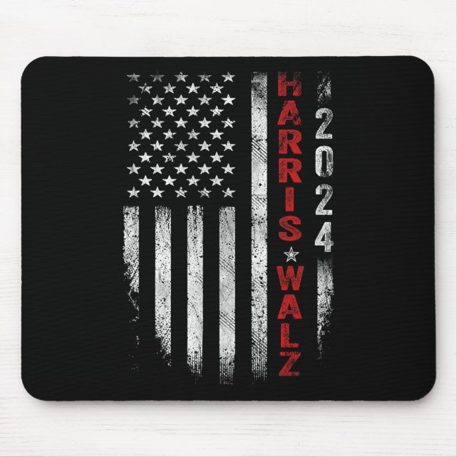 Waltz 2024 Wahl Kamala Harris Tim Waltz 2024 2 Mousepad (Vorne)