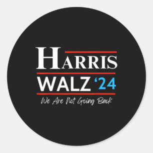 Waltz 2024 Wahl Kamala Harris Tim Waltz 2024 & Runder Aufkleber
