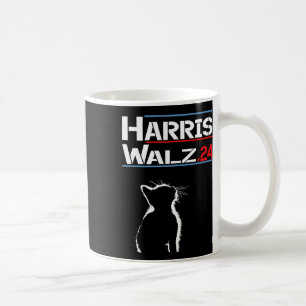 Waltz 2024 Walz Präsident Amerika Wahlkatze Kaffeetasse