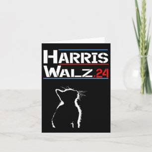 Waltz 2024 Walz Präsident Amerika Wahlkatze Karte