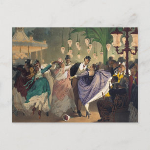 Waltz at the Bal Mabille Postkarte