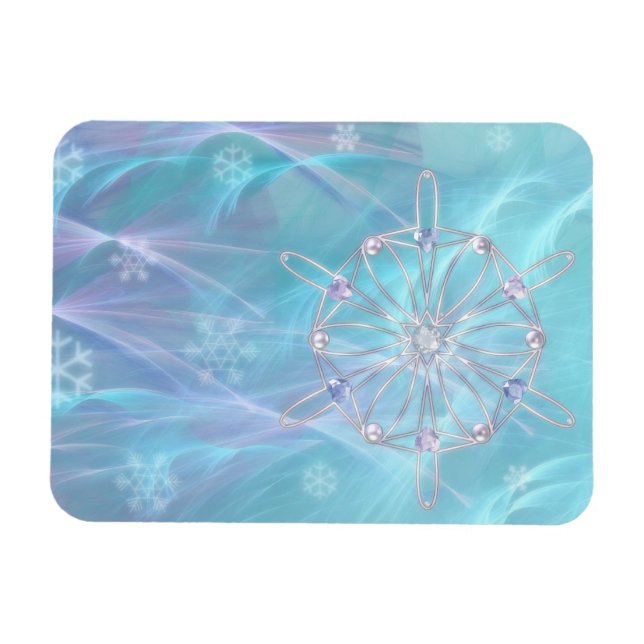 Waltz der Schneeflocken Flexible Magnet (Horizontal)