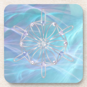 Waltz des Snowflakes Cork Untersetzer
