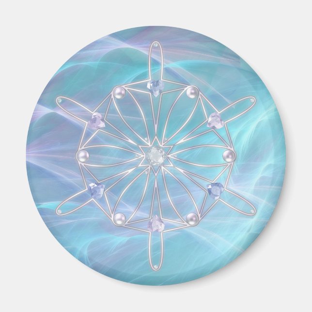 Waltz des Snowflakes Magnet (Vorne)