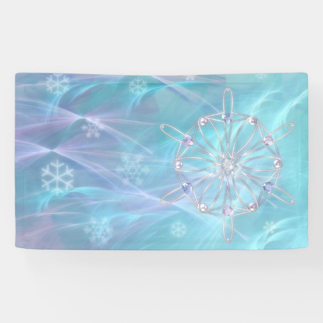 Waltz vom Snowflakes-Banner Banner (Horizontal)