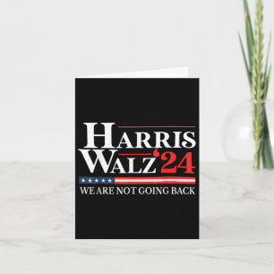 Waltz Wir werden Kamala Harris 2024 nicht zurückho Karte