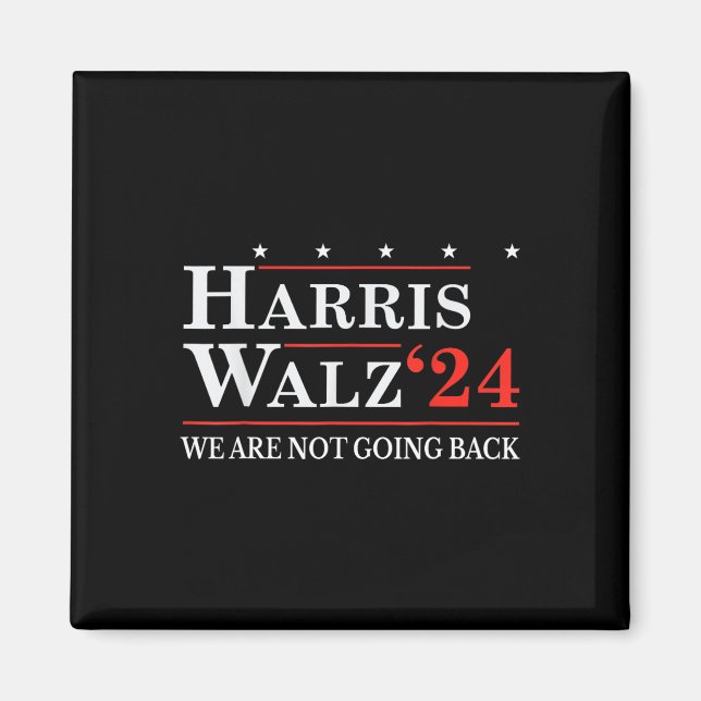 Waltz Wir werden Kamala Harris 2024 nicht zurückho Magnet (Vorne)