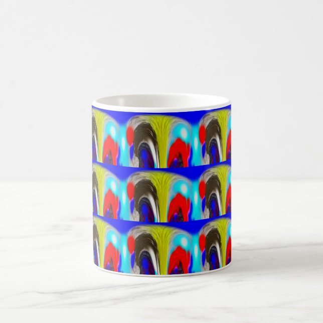 Waltzende Wasserfallkunst Kaffeetasse (Mittel)