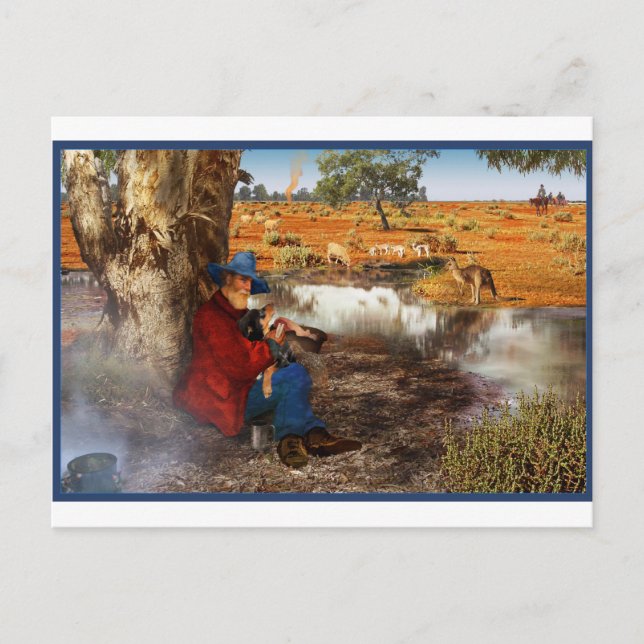Waltzing Matilda Postcard Postkarte (Vorderseite)