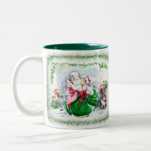 Waltzing Sankt u. Frau Klaus Mug Zweifarbige Tasse