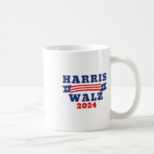 Walz 2024 American Flag Kamala Harris Tim Waltz 20 Kaffeetasse