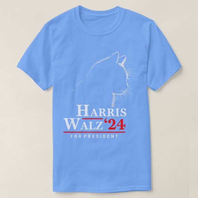 Walz 2024 Baseball T-Shirt (Design vorne)