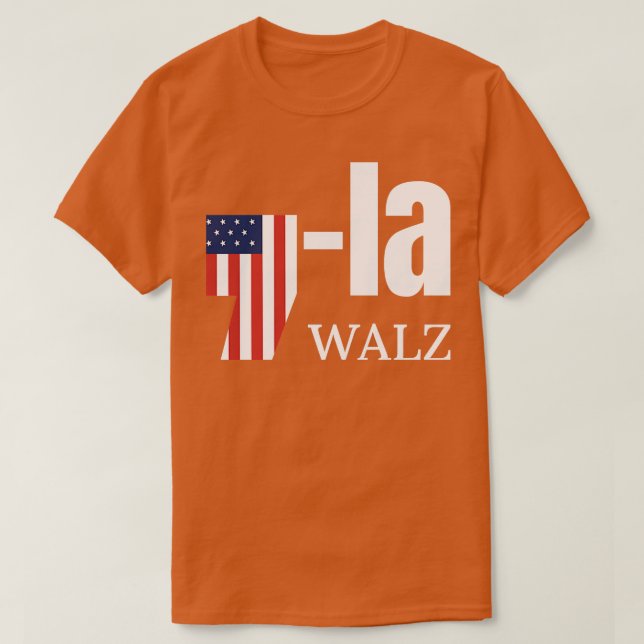 Walz 2024 Campaign Design TShirt (Design vorne)