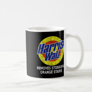 Walz 2024 entfernt Stubborn Orange Stains humorvol Kaffeetasse