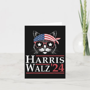Walz 2024 Funny Cat Election Kamala Harris Tim Wal Karte