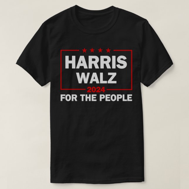 Walz 2024 für The People TShirt 2 (Design vorne)