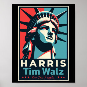 Walz 2024 Kamala Harris 2024 Tim Walz 2024 USA Poster