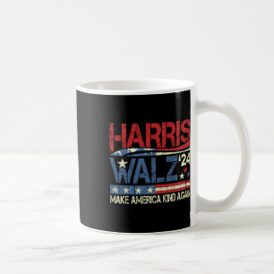 Walz 2024 macht Amerika wieder freundlich Harris W Kaffeetasse