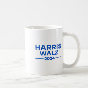 Walz 2024 Präsident Amerikanische Flagge Kamala Ha Kaffeetasse