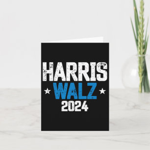 Walz 2024 Wir gehen nicht zurück Kamala Harris Vp Karte