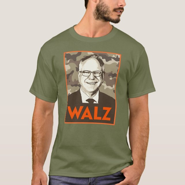 WALZ Hoffnung in Camouflage T-Shirt (Vorderseite)