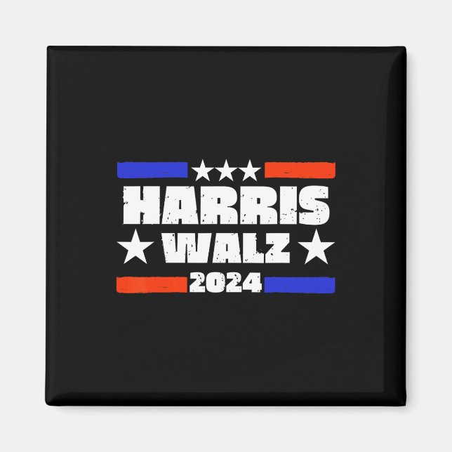 Walz-Präsidentschaftswahl 2024 Magnet (Vorne)