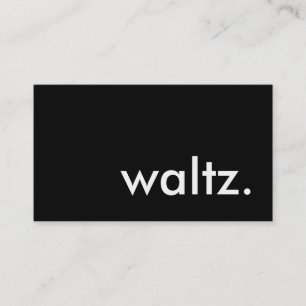 Walzer. Visitenkarte