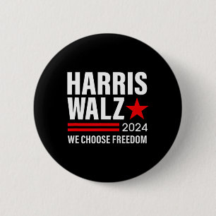 WaLzheimer 2024 Kamala Harris Tim Waltz Wahl Button
