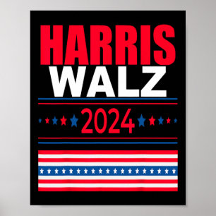 WaLzheimer 2024 Kamala und Tim Präsident Kampagne Poster