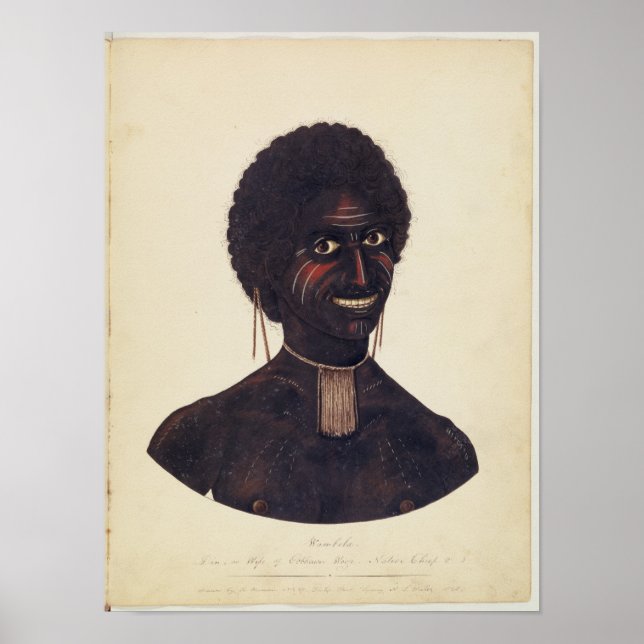 Wambela, Ehefrau Cobbawn Wogi, Stammesführer Poster (Vorne)