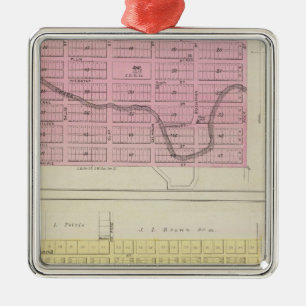 Wamego, Louisville, Kansas Silbernes Ornament