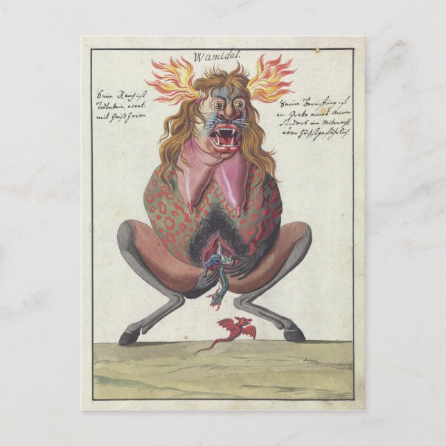 Wamidal-Dämon Postkarte (Vorderseite)