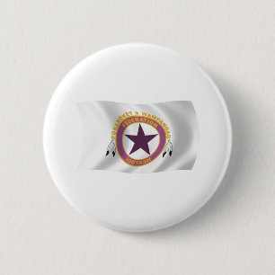 Wampanoag-Stammes-Flagge Knopf Button
