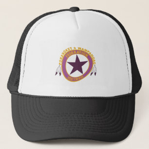 Wampanoag-Stammesflaggenmütze Truckerkappe