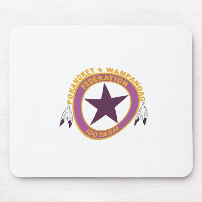 Wampanoag Tribe Flag Mousepad (Vorne)