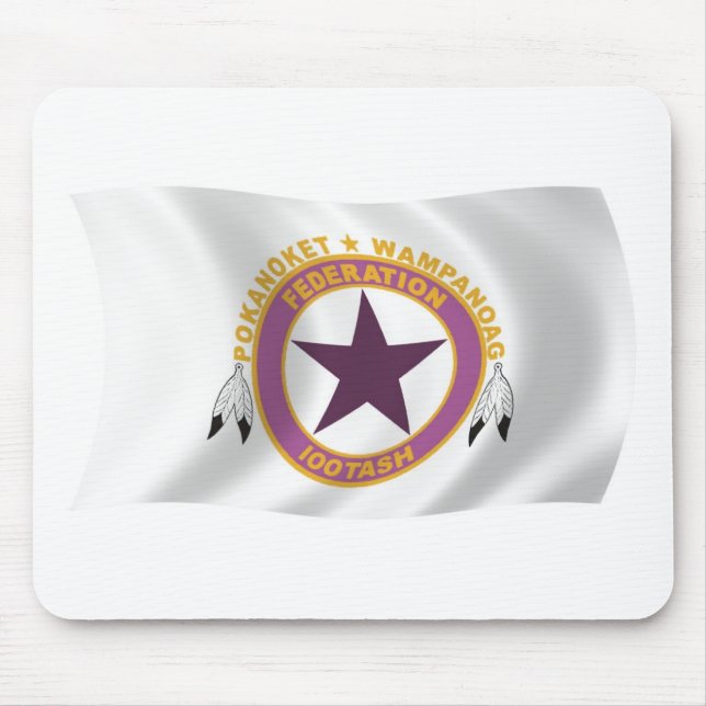 Wampanoag Tribe Flag Mousepad (Vorne)