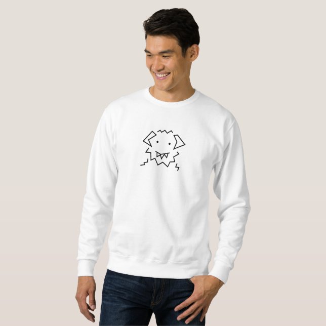WAMPASTOMPA einfaches Logo-Sweatshirt Sweatshirt (Vorne ganz)