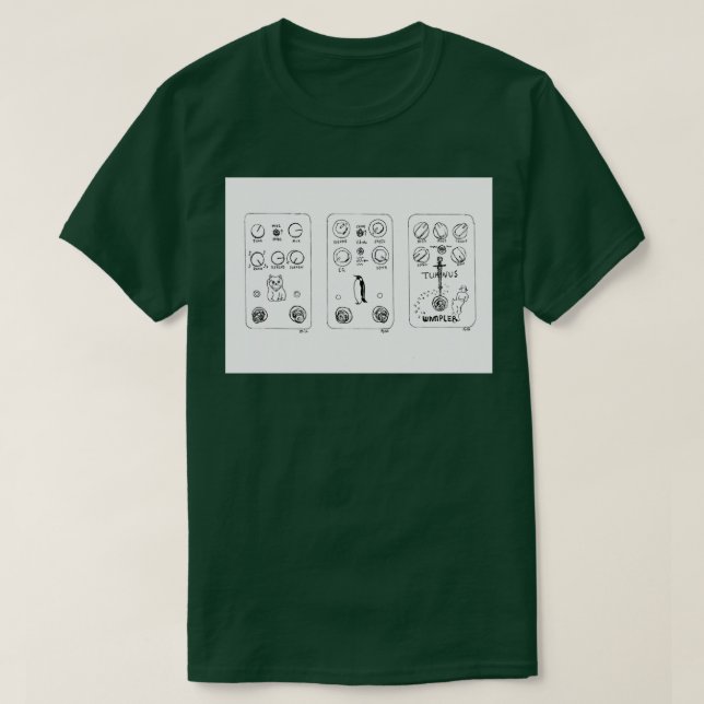 Wampler JHS Pedals T-Shirt (Design vorne)