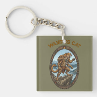 Wampus Cat Mythic Guardian - Appalachian Art Schlüsselanhänger