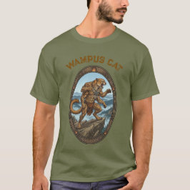 Wampus Cat Mythic Guardian - Appalachian Art T-Shirt