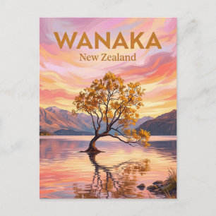 Wanaka-Baum Neuseeland Postkarte