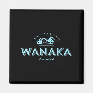 Wanaka Bergurlaub Skifahren Neuseeland Magnet