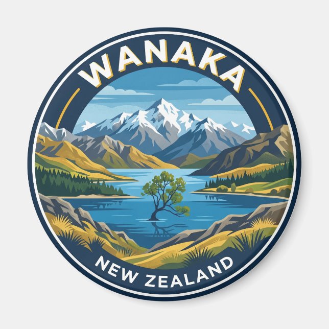 Wanaka Neuseeland Magnet (Vorne)