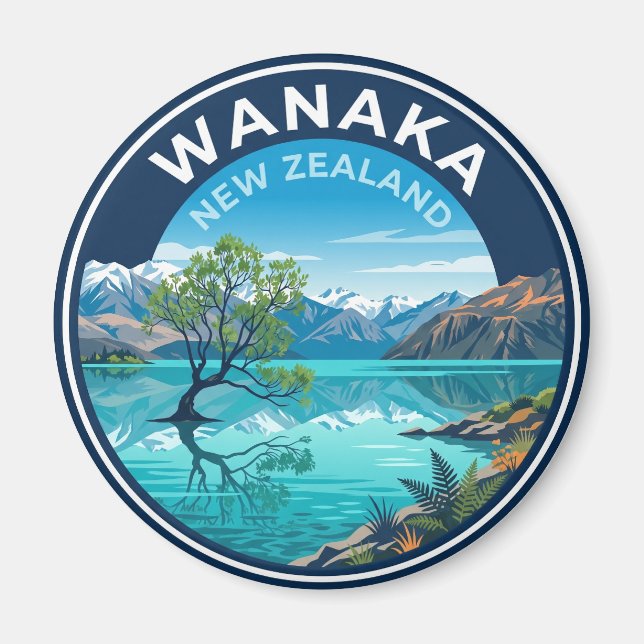 Wanaka Neuseeland Magnet (Vorne)