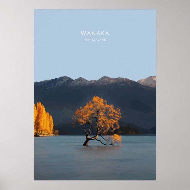 Wanaka, Neuseeland Poster (Vorne)
