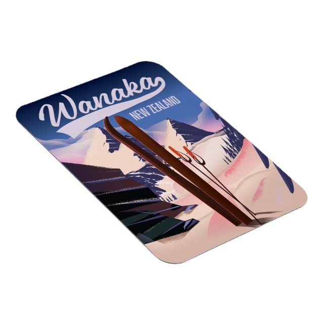 Wanaka New Zealand Skipposter Magnet (Rechte Seite)